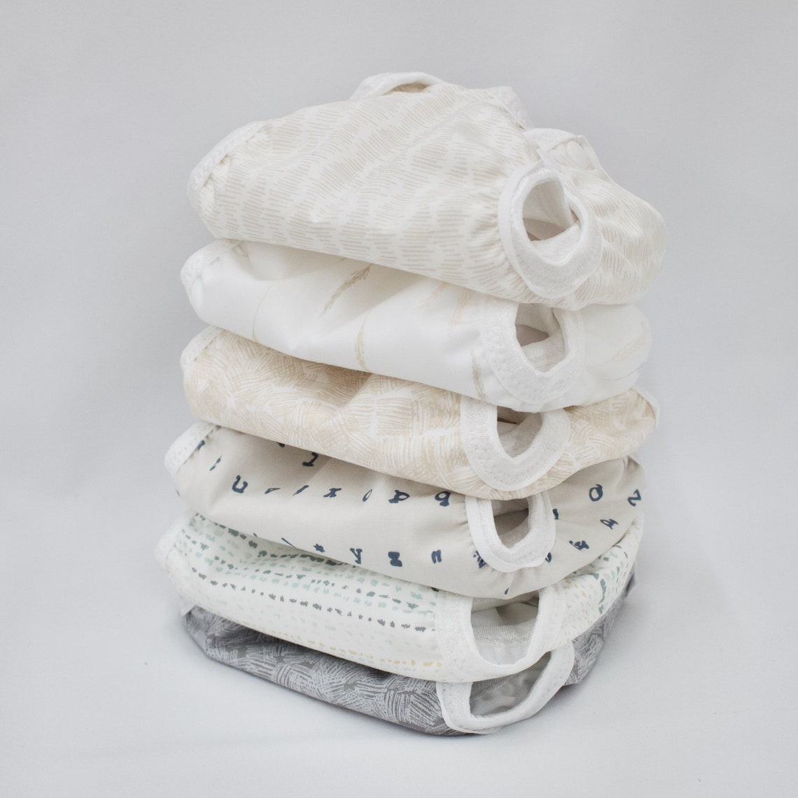 Set of 6 Low Volume Newborn Cloth Diapers with umbilical cord Etsy