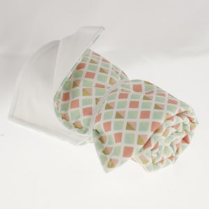 CLEARANCE! Wipeable Changing Pad, Mint/Gold/Blush Changing Pad, Waterproof Changing Pad, Travel Changing Mat, Travel Changing Pad