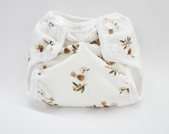 Little Birds Newborn Cloth Diaper with umbilical cord snap