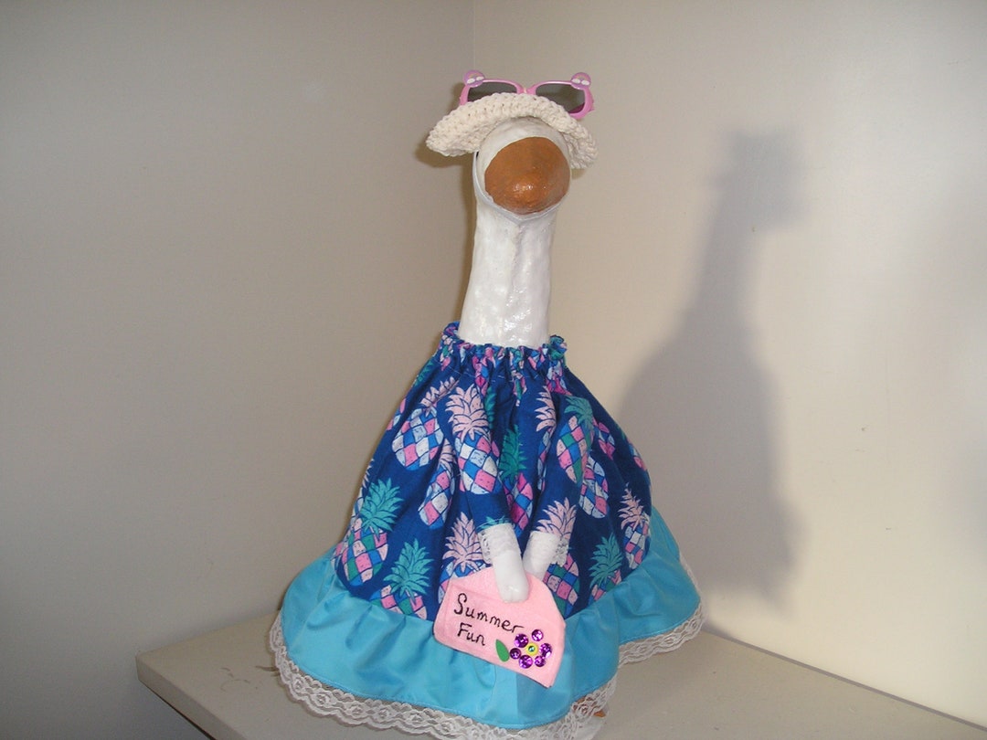 Best Dressed Goose Geese Clothes Outfit 2527 LARGE Summer Fun Dress