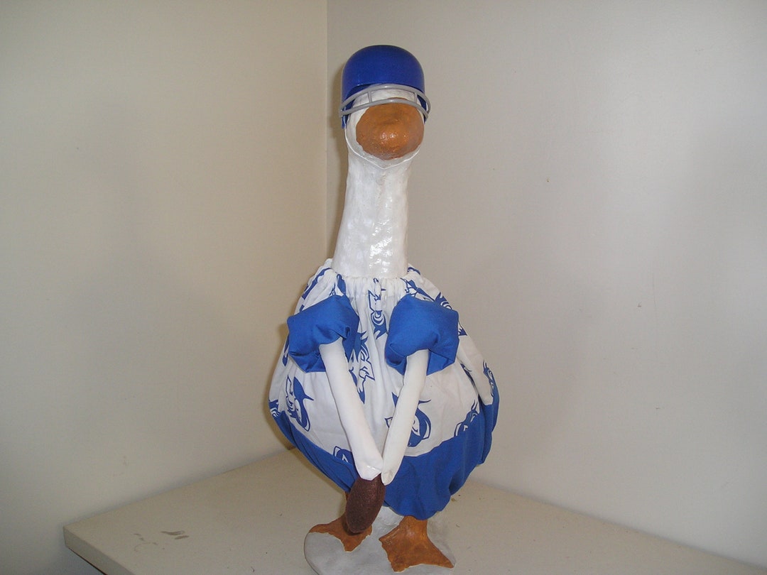 Best Dressed Goose Geese Clothes Outfit 2527 LARGE Football Blue