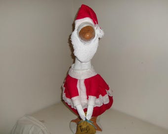 Best dressed goose geese clothes outfit 25-27" LARGE  Christmas Santa 730-20