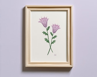 Scottish Thistle Art Print