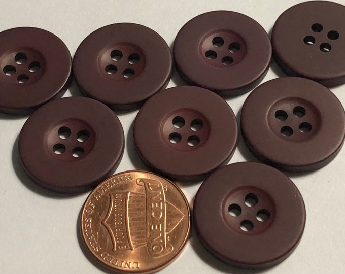 SIENNA COPPER BROWN Buttons 3/4