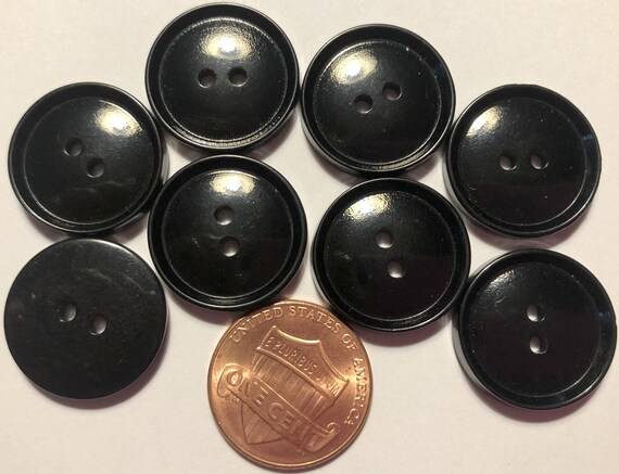 Rimmed Metal Buttons - Multiple Colors