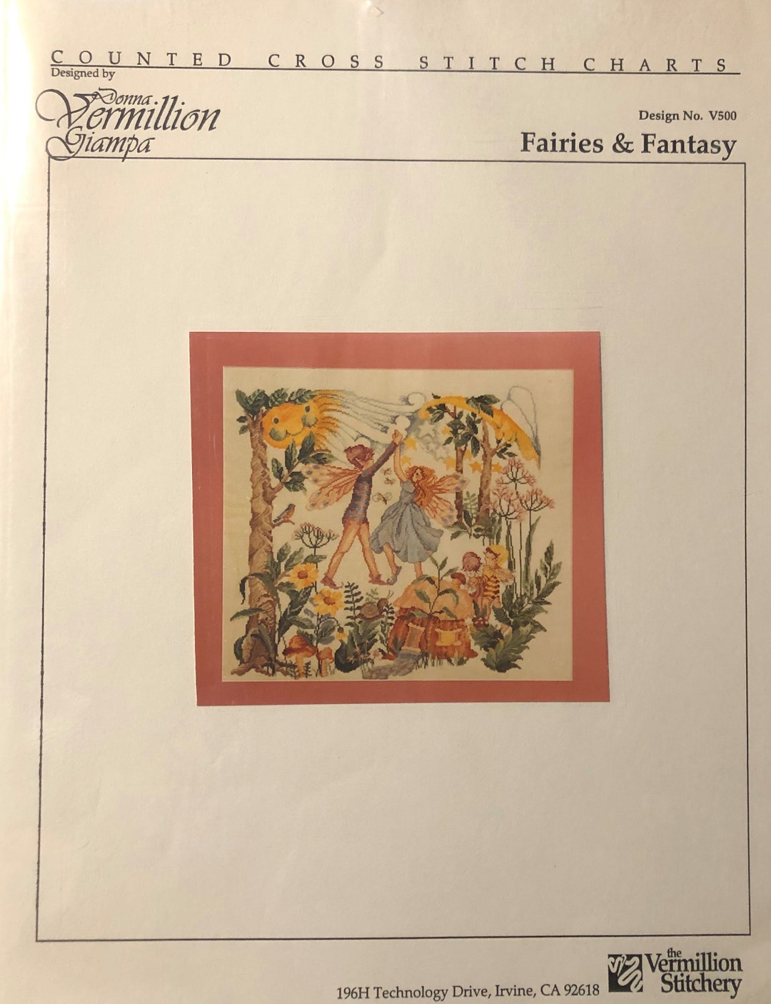 Fairies & Fantasy Counted Cross Stitch by Donna Vermillion Giampa
