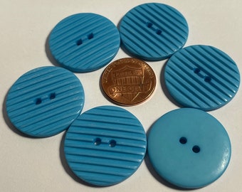 Dark Blue Buttons Shell Looking Shine Made of Resin Flat 