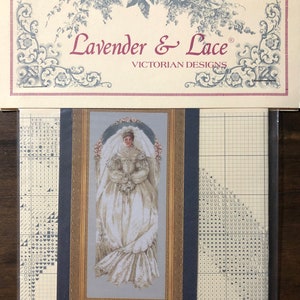 White Lace - Lavender & Lace Victorian Designs Counted Cross Stitch PATTERN ONLY