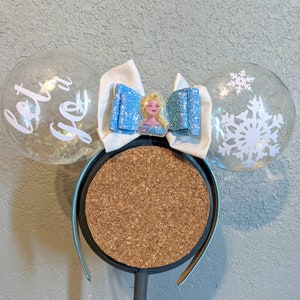 Oreilles de souris boules à neige Elsa