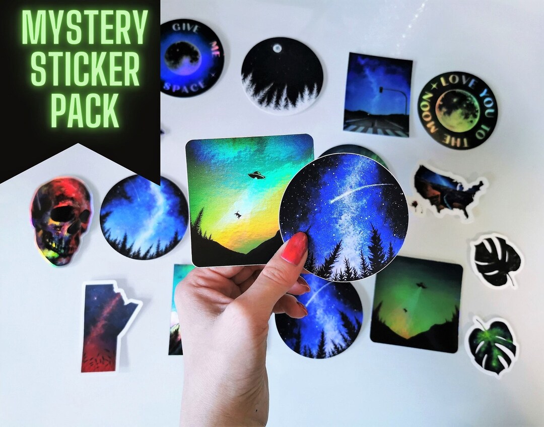 Mystery Sticker Bundle, Vinyl Stickers, 5 Random Sticker Pack, Sticker ...