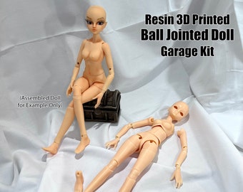 Resin 3D Printed BJD Ball Jointed Doll Kit unassembled Etsy