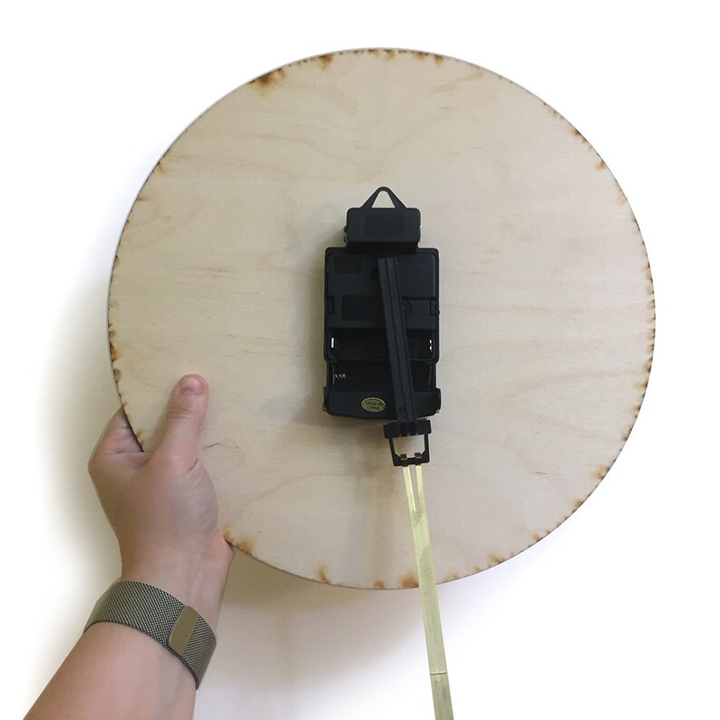 Wooden Chrono Trigger clock with swinging pendulum image 3