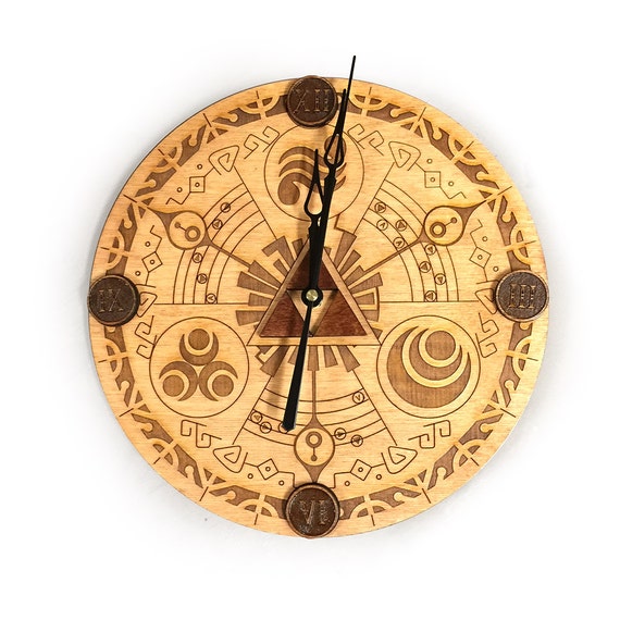 Legend Of Zelda 11 5in Wall Clock Etsy