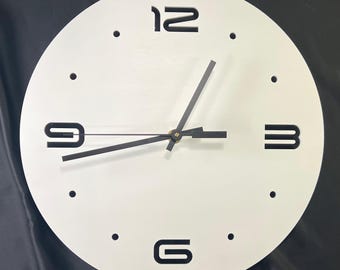 Minimalist Cut-Out Wall Clock