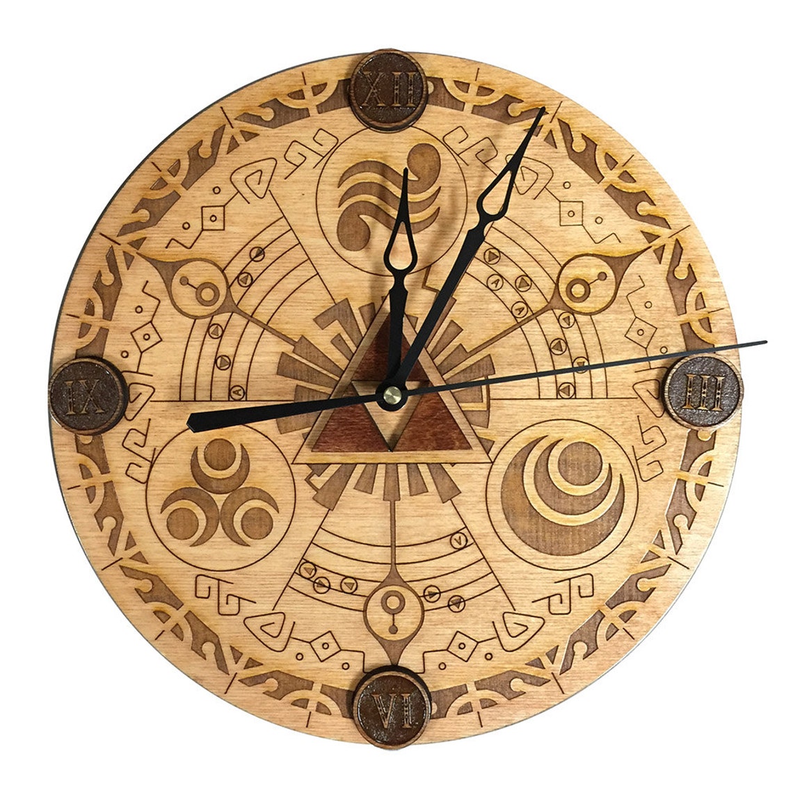 Legend of Zelda 11.5in Wall Clock Etsy