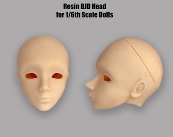 Resin BJD Head 1/6th Scale boy male 3D printed original sculpt ball jointed doll