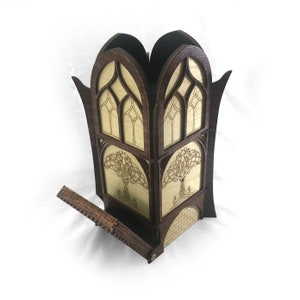 Elven Style Wooden Dice Tower image 2