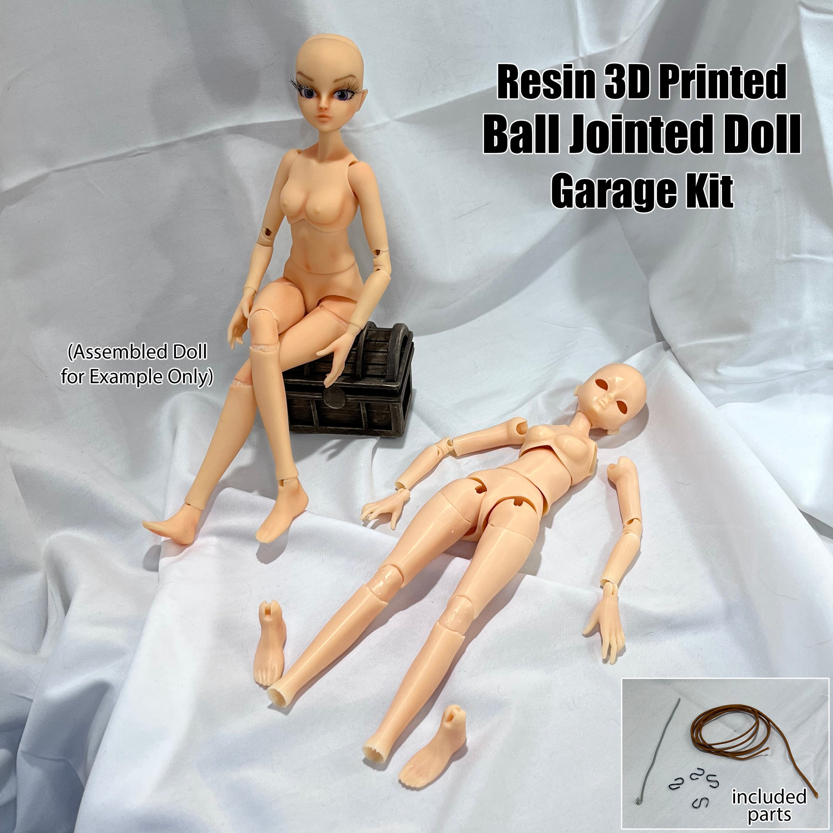 Resin 3D Printed BJD Ball Jointed Doll Kit (unassembled) - Etsy Resin 3D Printed BJD Ball Jointed Doll Kit (unassembled) - Etsy