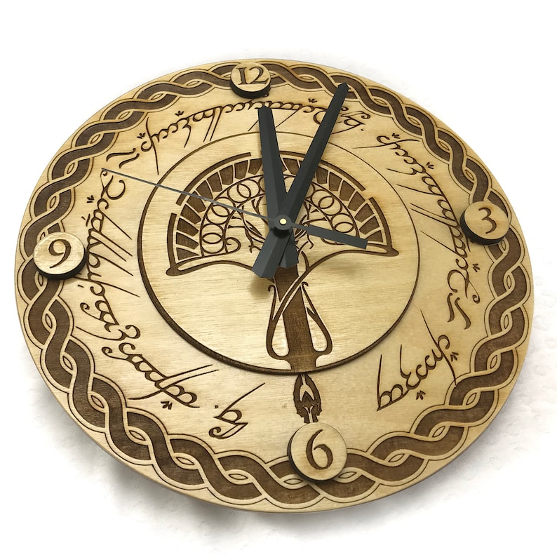 Lord of the Rings Wall Clock Etsy