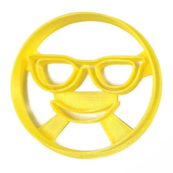 Taglierina Del Biscotto Di Emoji Occhiali Da Sole Etsy