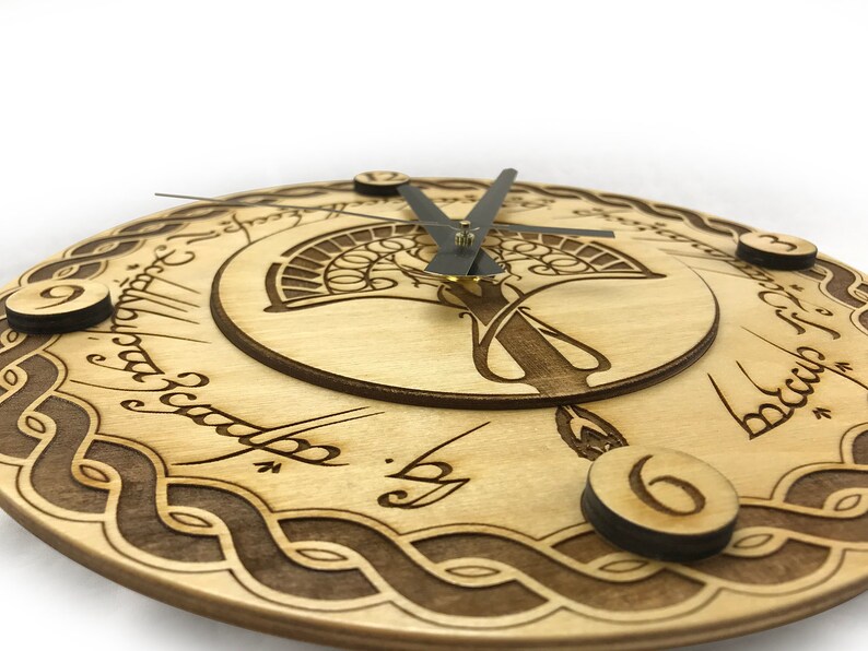 Lord of the Rings Wall Clock Etsy