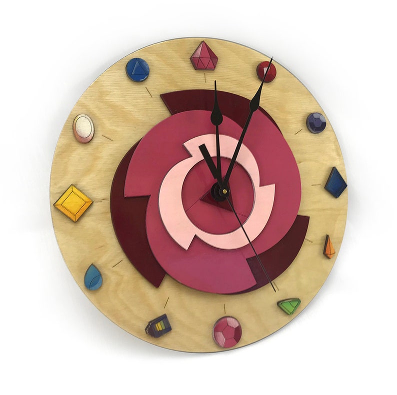 Steven Universe Crystal Gems Wall clock Etsy
