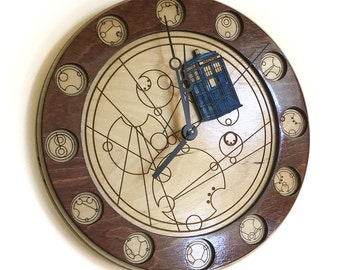 Doctor Who Gallifreyan Clock - Through all of Time and Space