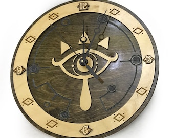 Legend of Zelda Sheika Eye 11.5in Wall Clock