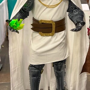 Detailed metal silver  Armor cosplay EVA foam set