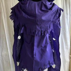 Purple Tattered Goblin Costume
