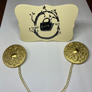 Gold Cosplay Cloak Clasp