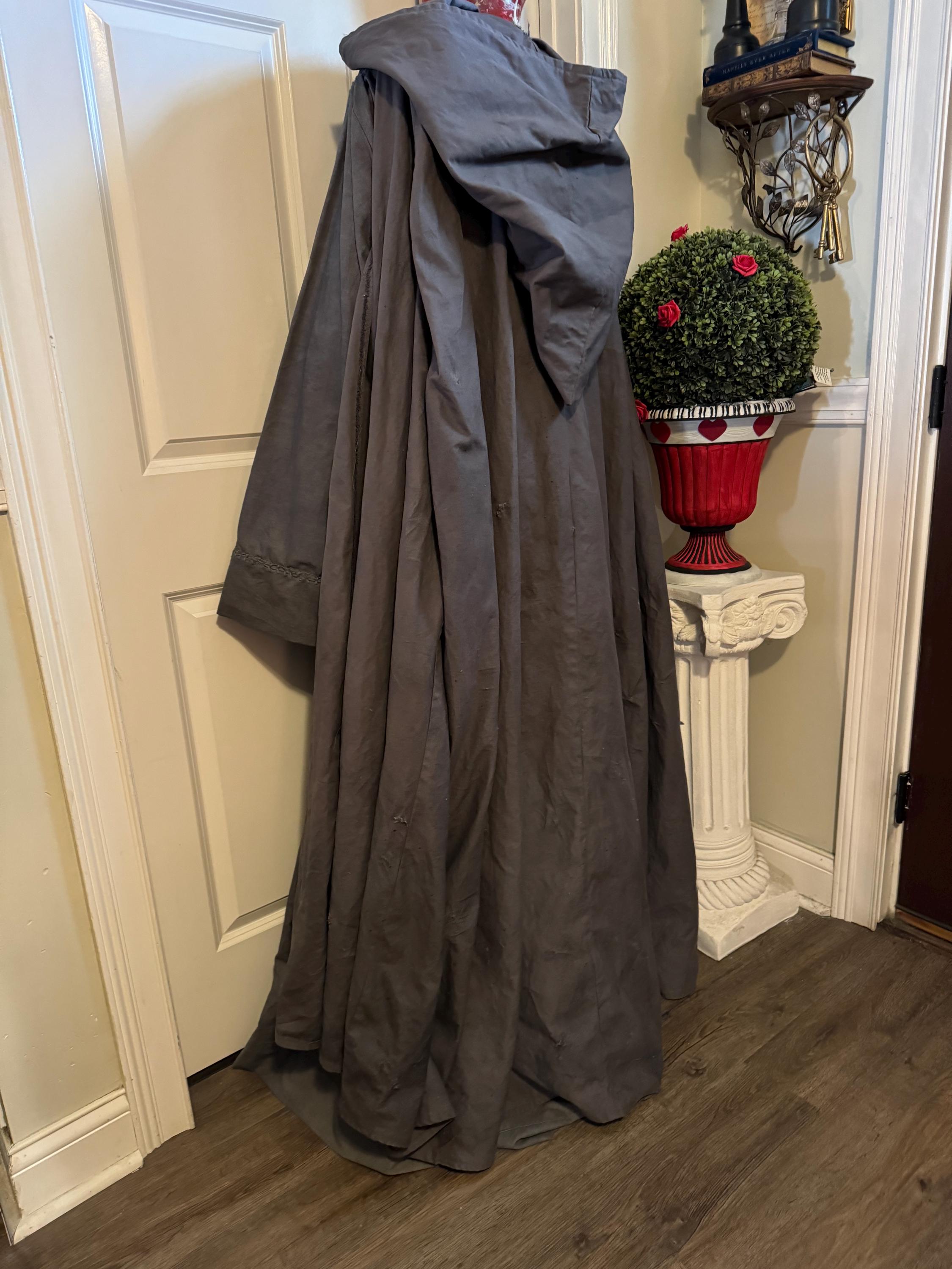 Embroidered- Handspun Cotton Robe, Cloaks and Satchel - Etsy