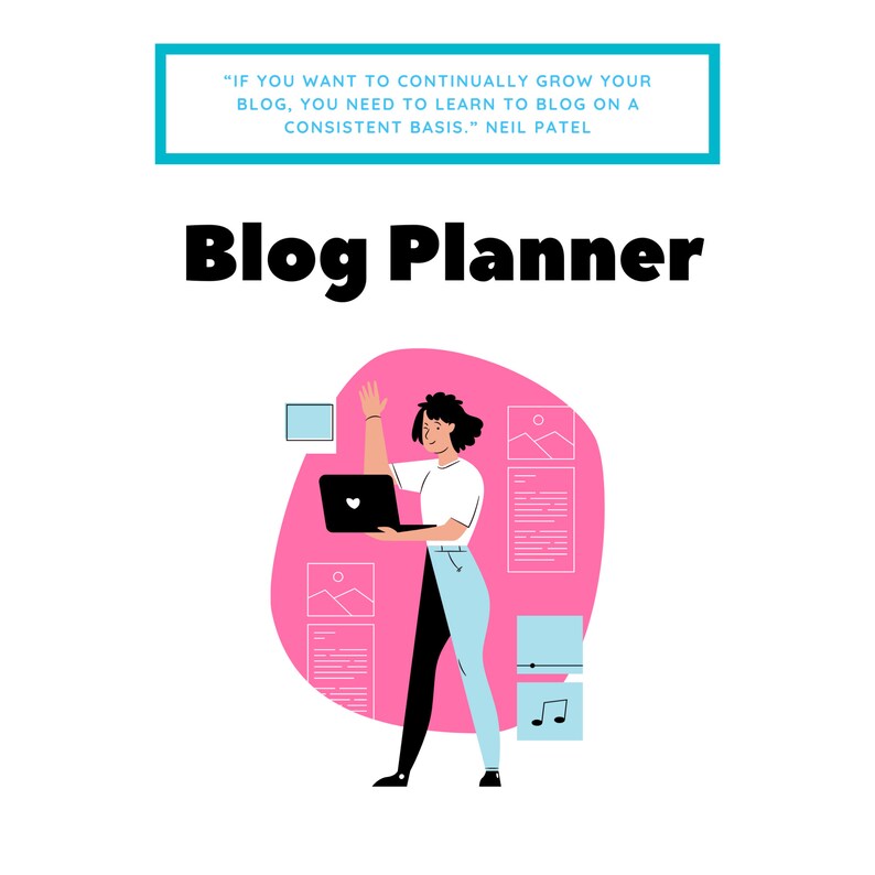 Blog Planner-Blog Plan-Post Planner-Social Media Planner-12 image 1