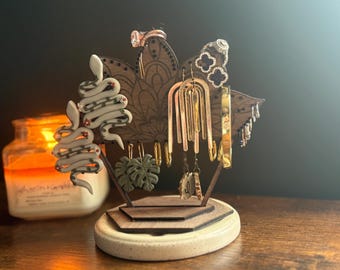 Lima láser para soporte de joyería Mandala