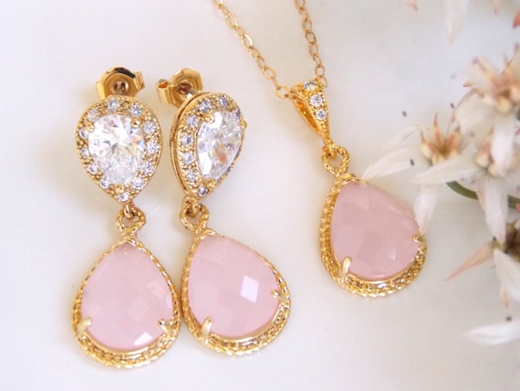 Pink ice 2024 jewelry sets