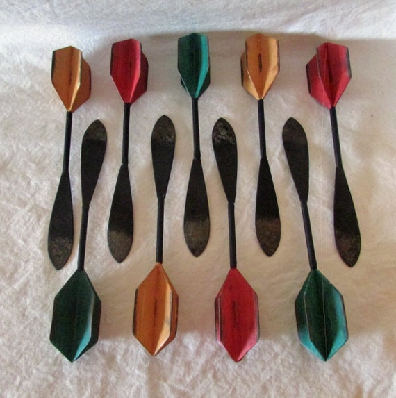 Full Set Of 9 Pottery Barn Darts Etsy