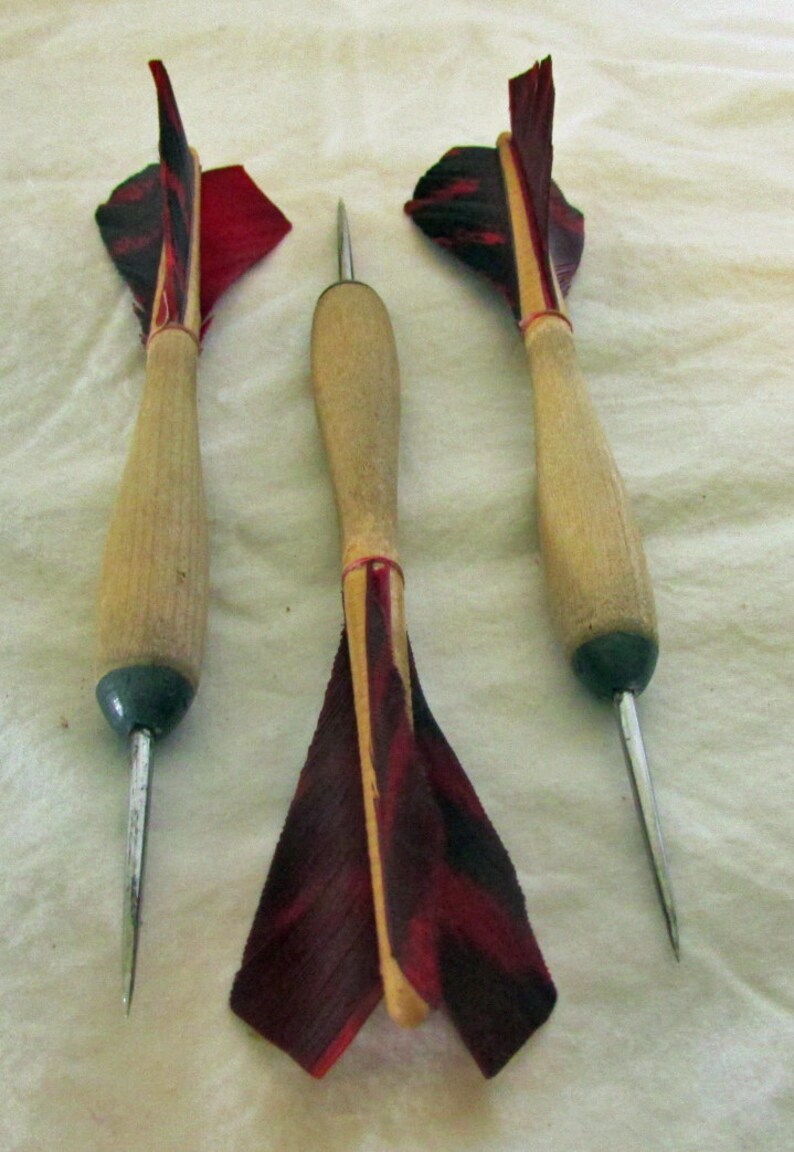 Apex 1 RedDyed Turkey Feather Darts Etsy