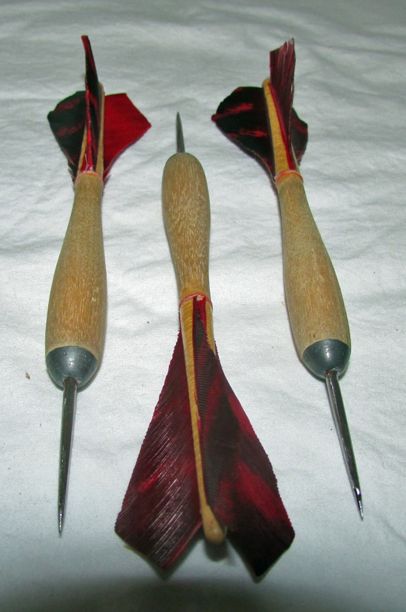 Apex 1 RedDyed Turkey Feather Darts Etsy