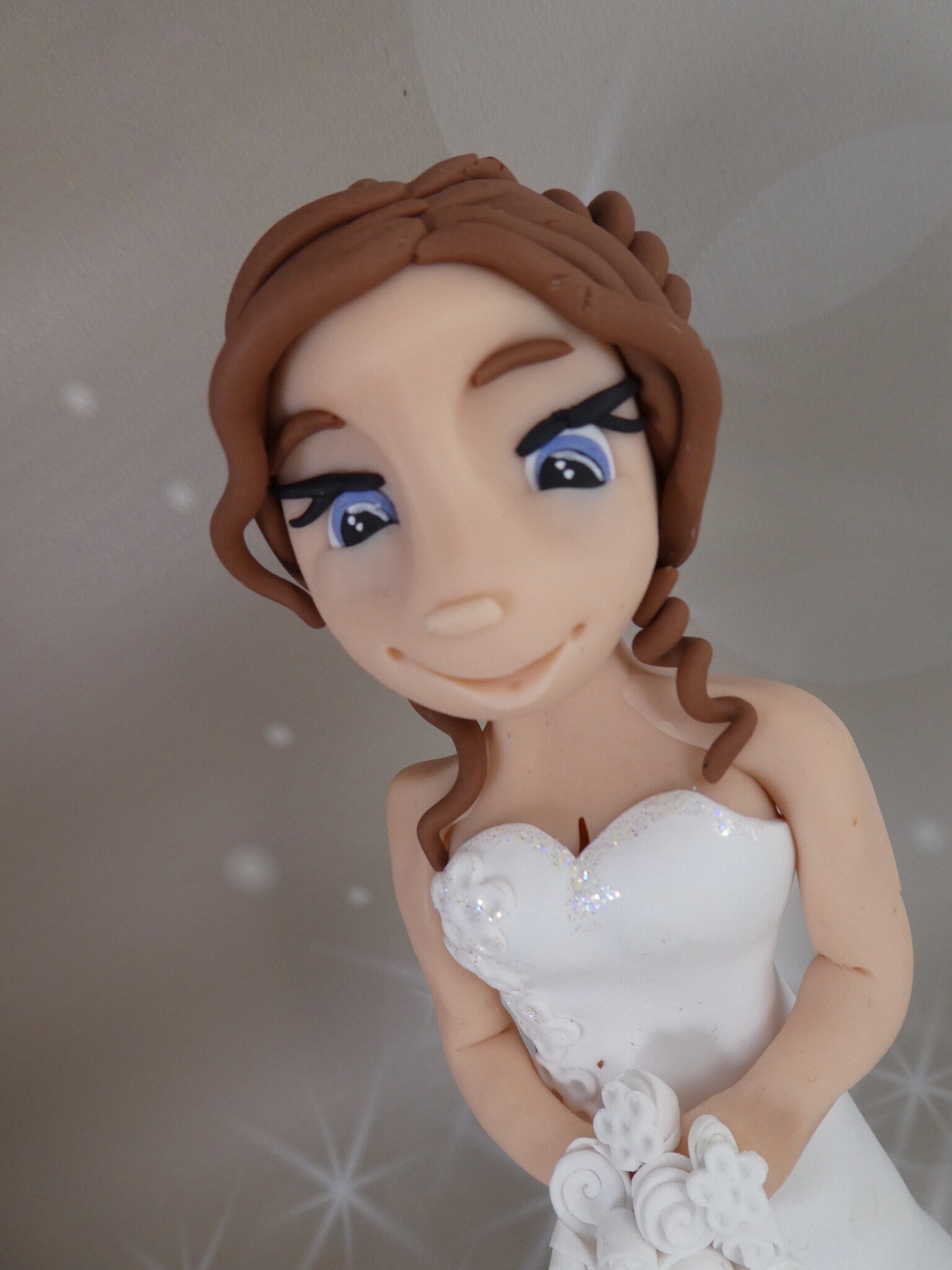 Budget Friendly Low Cost Cheap Wedding Cake Topper Bride Lady