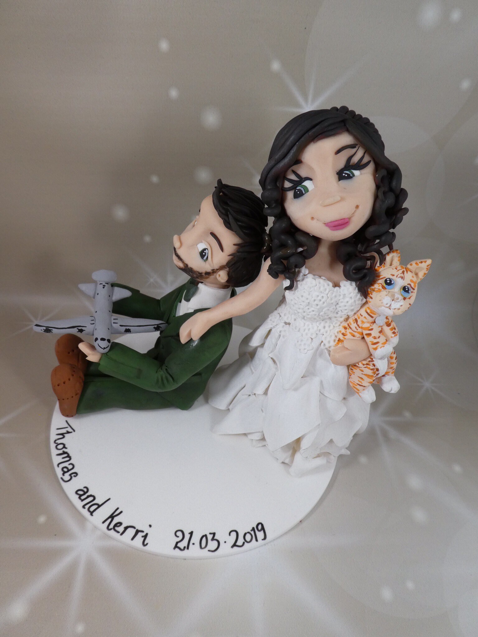 custom wedding cake topper
