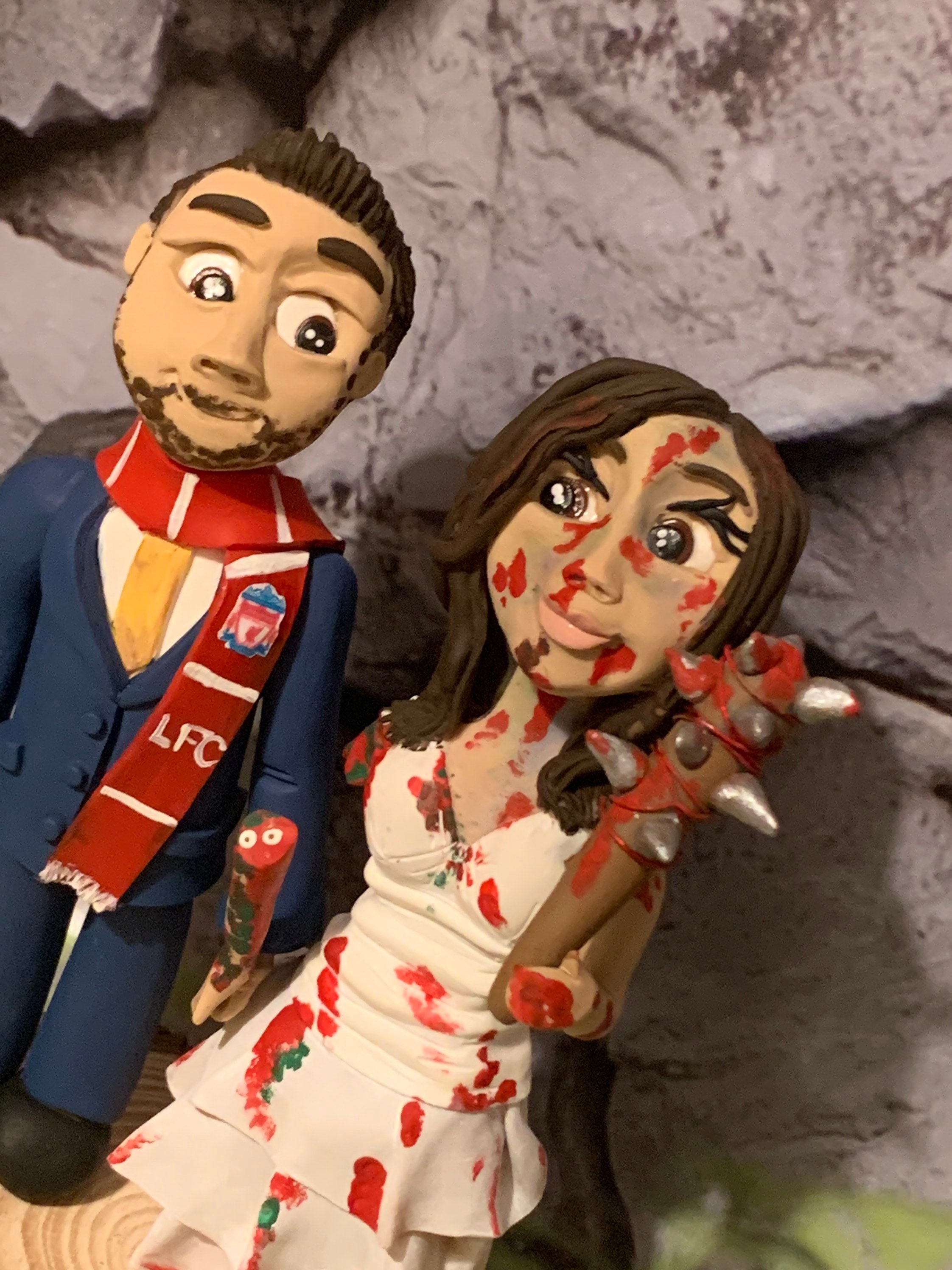 Personalised Wedding Cake Topper Bride And Groom Same