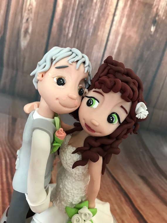 Wedding Cake Topper - Bride & Groom