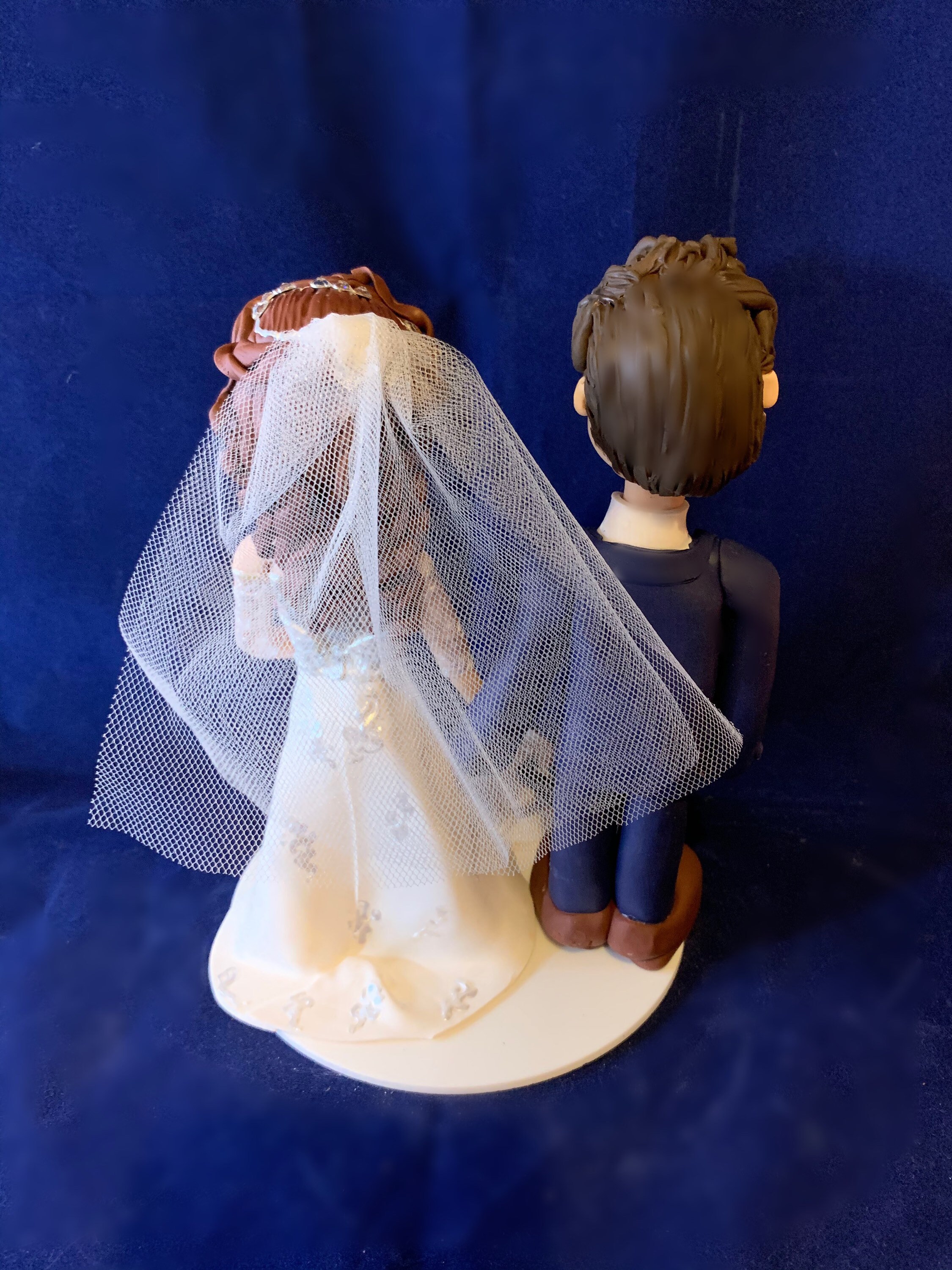 Personalised Wedding Cake Topper Wedding Couple Bride