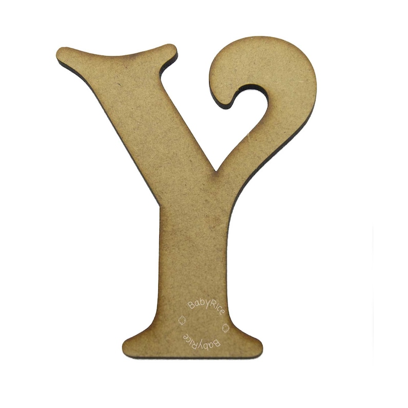 Craft Blanks 10cm 4\u201d MDF Wooden Letters - Craft Letters