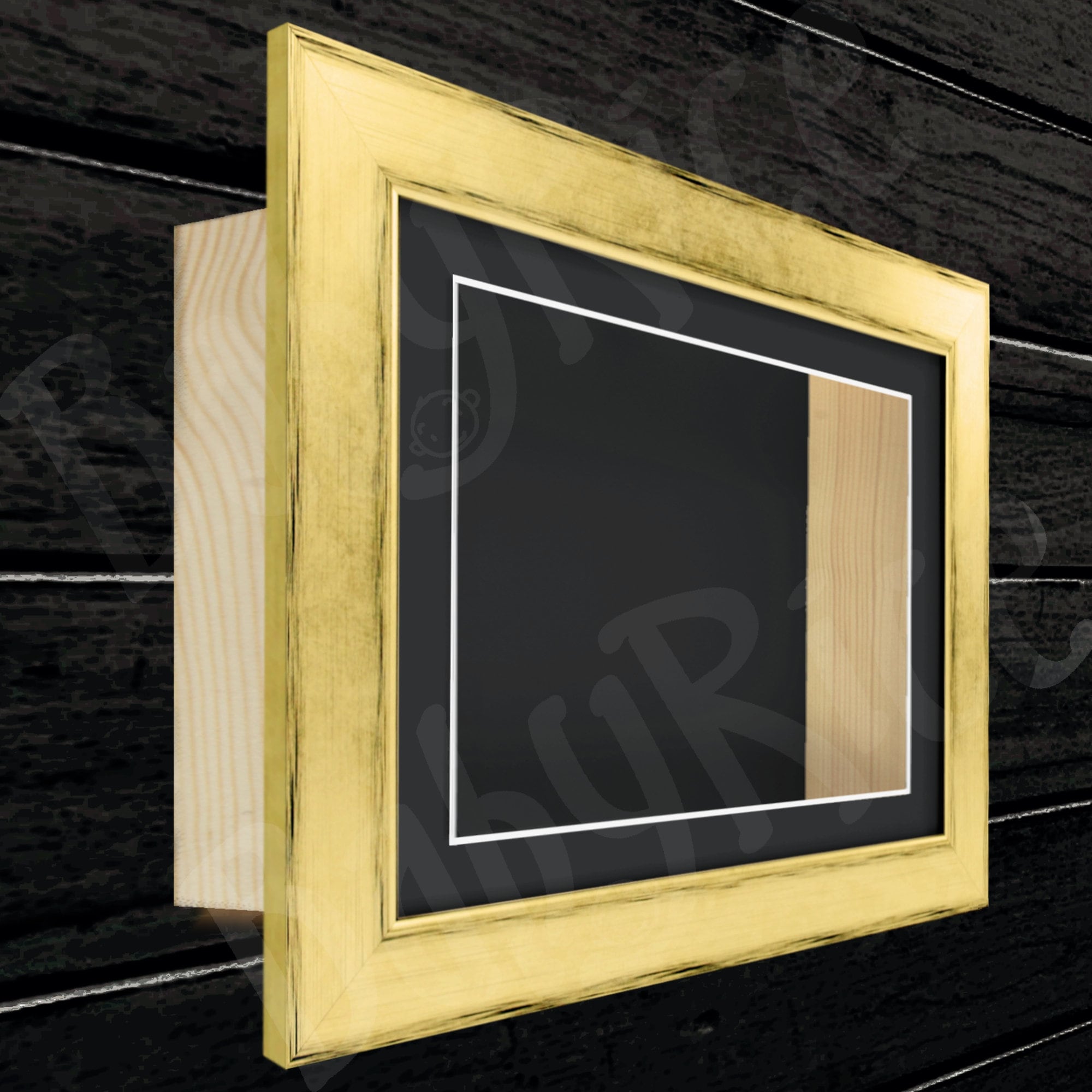 8x8 Shadowbox Keepsake Frame- Black