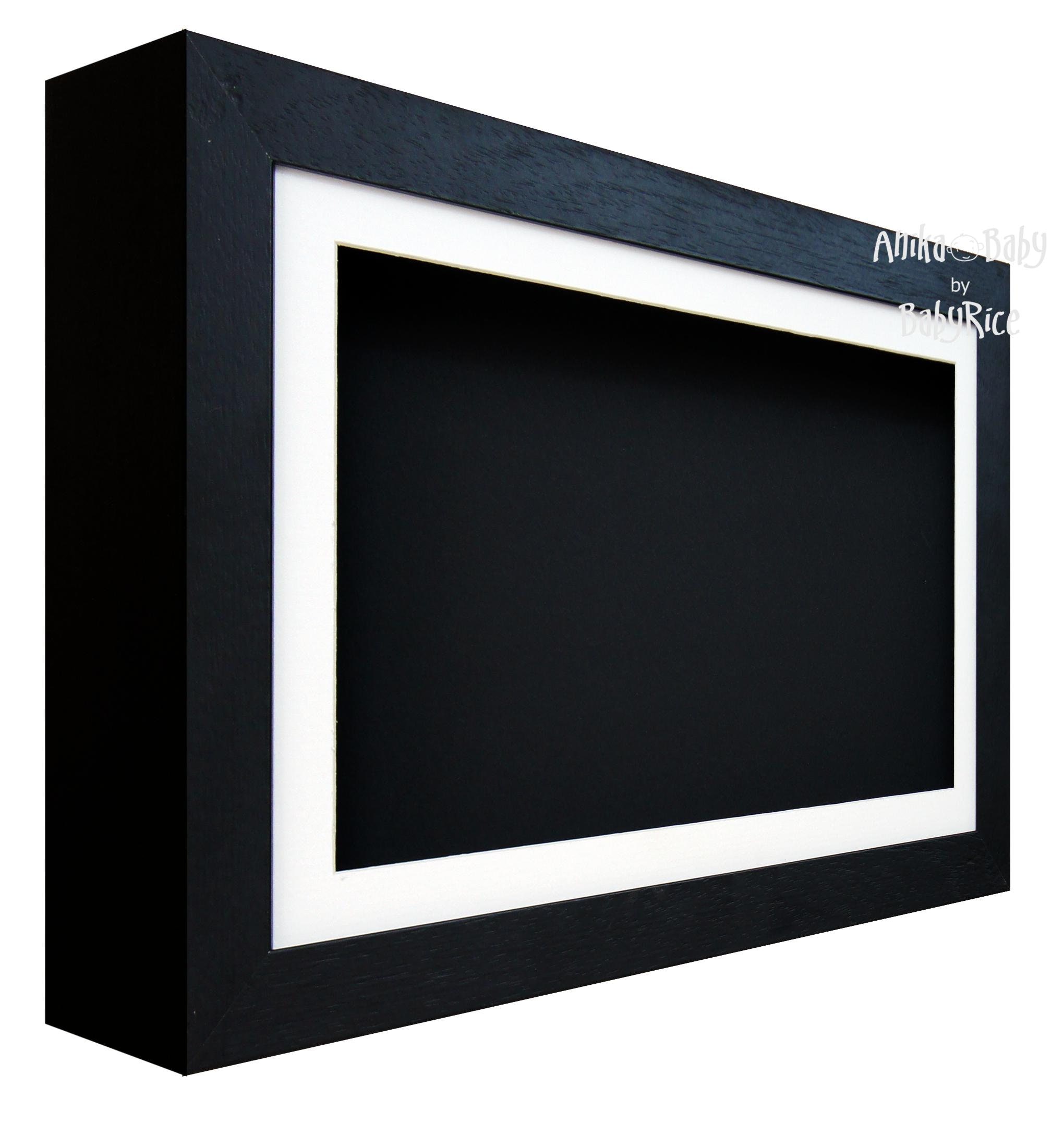 New Black Shadow Box Deep Display Frame Wood 4.8cm Inside Etsy Canada