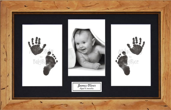 New Baby Boy Girl or Twins Baby's Hand Print Footprint Kit