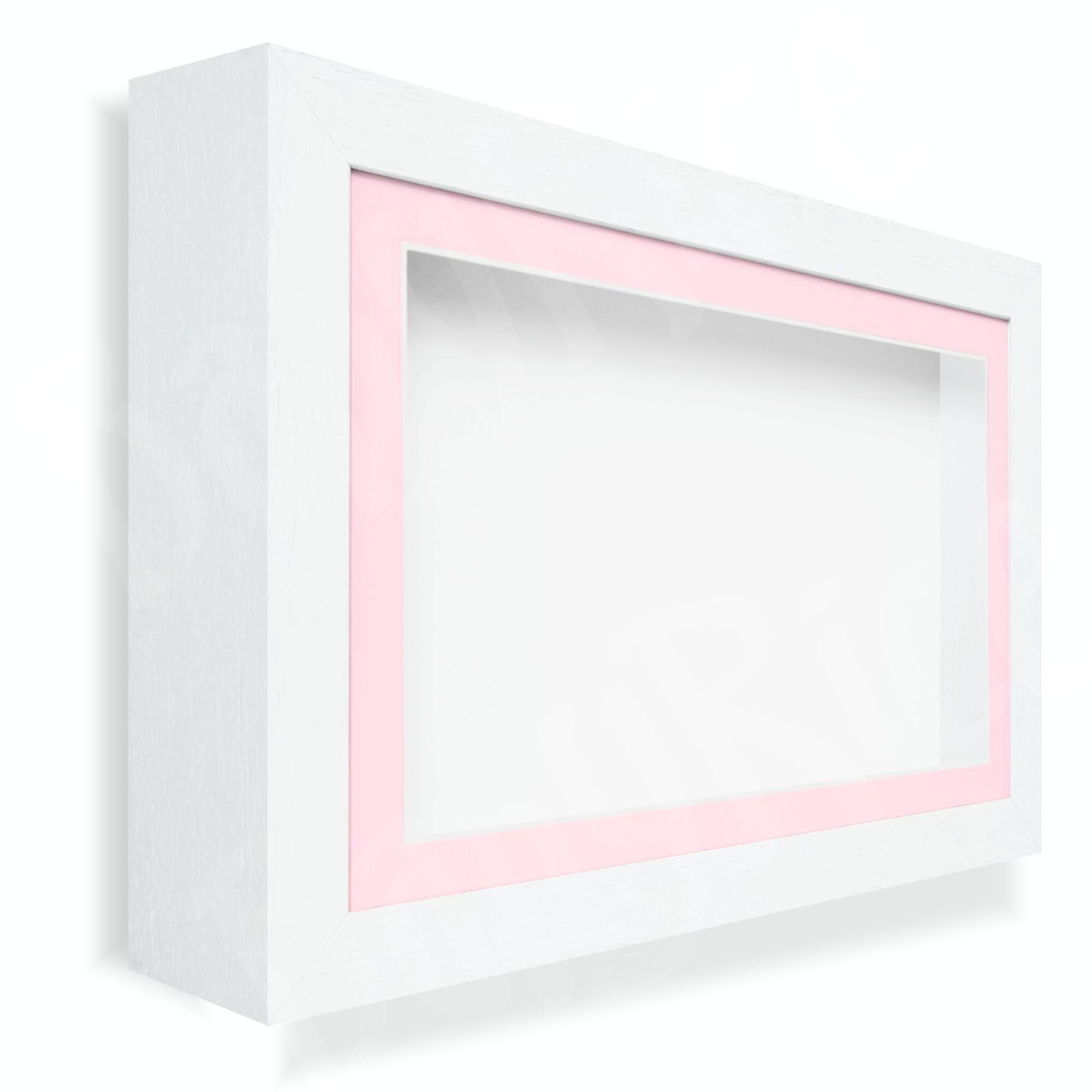3D-schaduwdoos, 25 x 25 cm fotolijst, diepe frame, vitrine, houten diepe doos, vierkante fotolijsten, bureaublad of muur, voor medaille, bloemen en ambachten, display (houtkleur