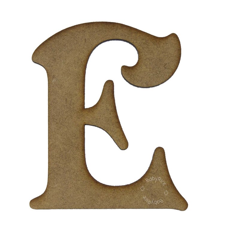 Craft Blanks 10cm 4\u201d MDF Wooden Letters - Craft Letters