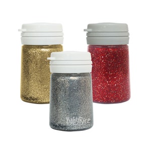 BabyRice Glitter Paint - Multi-Purpose Paints for Art, Craft and DIY (20ml and 100ml) in Various Colours